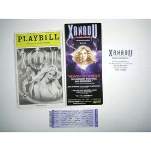 Xanadu Playbill 2008 Helen Hayes Theatre Ticket Ad Kerry Butler Cheyenne Jackson